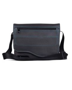 Be.ez LE reporter Metro Grey Lagoon - чанта с презрамка за iPad и таблети до 10.2 инча (сив-син)