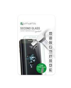 4smarts Second Glass Curved 2.5D - калено стъклено защитно покритие с извити ръбове за целия дисплея на Huawei P9 Plus (прозрачен-черен)
