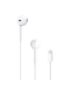 Apple Earpods with Lightning Connector - оригинални слушалки с управление на звука и микрофон за iPhone 11, iPhone 11 Pro, iPhone 11 Pro Max, X, XS, XS Max, XR, iPhone 8, iPhone 7 (bulk)