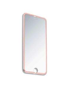 4smarts Second Glass Curved Rim 2.5D - калено стъклено защитно покритие с извити ръбове за целия дисплея на iPhone 8 Plus, iPhone 7 Plus (прозрачен-розово злато)