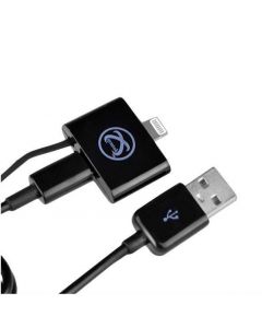 Symtek TekPower MFI Lightning and MicroUSB Cable - сертифициран кабел 2в1 за Apple и MicroUSB устройства
