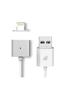 WSKEN Magnetic X-cable Cable - кабел с 2 магнитни конектори за Apple продукти с Lightning (сребрист)