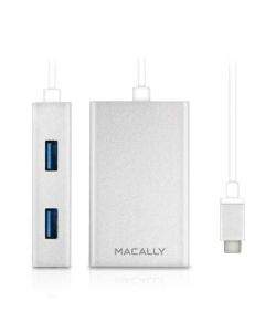 Macally 3.1 USB-C to USB A Hub - USB хъб с 4 USB изхода за устройства с USB-C