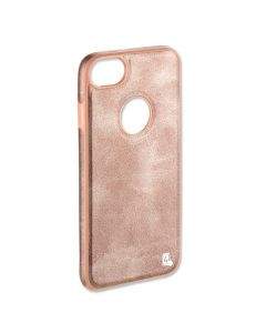 4smarts Monaco Clip Case - качествен кожен кейс за iPhone 8, iPhone 7 (розово злато)