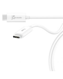 J5Create Superspeed+ USB 3.1 Data Cable USB-C към USB-C - супербърз USB 3.1 кабел (70 см.) за MacBook и компютри с USB-C порт