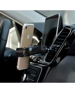 Devia X2 Universal Car Air Vent Holder - качествена универсална поставка за радиатора на автомобил за смартфони до 6 инча