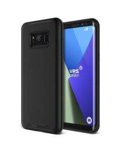 Verus Single Fit Case - хибриден удароустойчив кейс за Samsung Galaxy S8 (черен)
