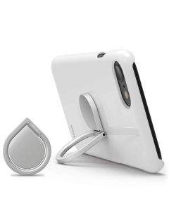 Elago Ring Holder Stand - поставка и аксесоар против изпускане на вашия смартфон (сребриста)