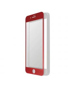 4smarts Second Glass Curved 2.5D - калено стъклено защитно покритие с извити ръбове за целия дисплея на iPhone 8, iPhone 7 (червен)