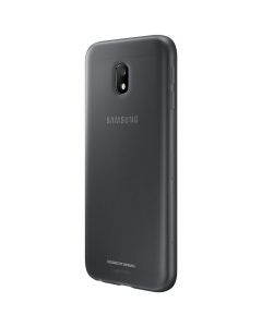 Samsung Jelly Cover EF-AJ330TB - оригинален силиконов кейс за Samsung Galaxy J3 (2017) (черен)