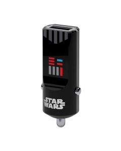 USB Tribe Star Wars Darth Vader USB Car Charger - зарядно за кола с 2.4A USB изход за мобилни устройства (черен)