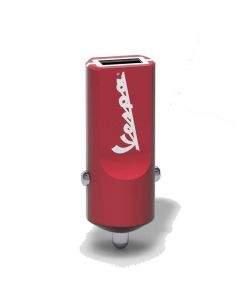 USB Tribe Vespa Berry USB Car Charger - зарядно за кола с 2.4A USB изход за мобилни устройства (червен)