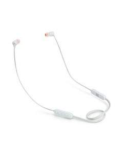 JBL T110 BT Wireless in-ear headphones - безжични bluetooth слушалки с микрофон за мобилни устройства (бял)