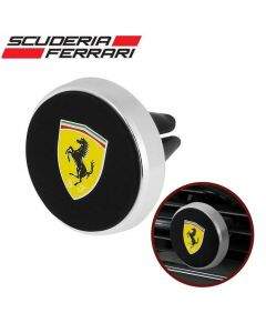 Ferrari Air Vent Mount - магнитна поставка за радиатора на кола за смартфони (черен)