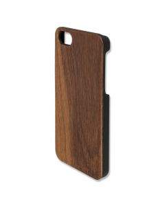 4smarts Clip-On Cover Trendline Wood Walnut - поликарбонатов кейс с гръб от истинско дърво за iPhone SE (2020), iPhone 8, iPhone 7 (орех)