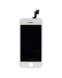 OEM iPhone SE Display Unit - резервен дисплей за iPhone SE (пълен комплект) - бял