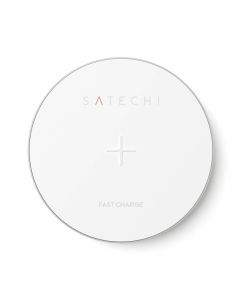 Satechi Wireless Charging Pad Fast Charge - поставка (пад) за безжично захранване за QI съвместими устройства (сребрист)