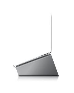 Elago L4 Stand - ергономична дизайнерска поставка за MacBook, преносими компютри и таблети (тъмносив)