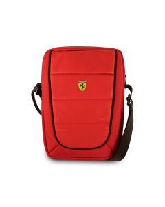 Ferrari Scuderia Tablet Bag - дизайнерска чанта с презрамка таблети до 10 инча (червен)