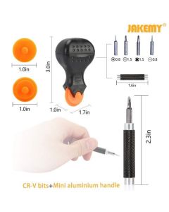 Jakemy 9 in 1 Screwdriver Kit - комплект инструменти за таблети и смартфони (9 броя)