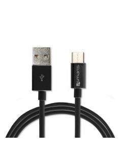 4smarts Basic LinkCord USB-C Data Cable - USB-C кабел за мобилни устройства (100 см) (черен)