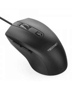 TeckNet UM017 Alpha S3 Wired Mouse - ергономична жична мишка (черна)