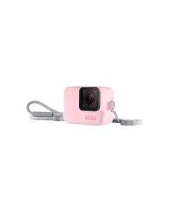 GoPro Sleeve + Lanyard - силиконов калъф с връзка за GoPro камери (розов)