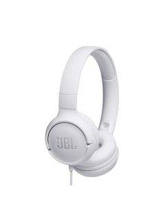 JBL T500 On-ear Headphones - слушалки с микрофон за мобилни устройства (бял)