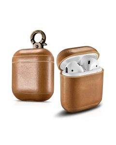 Prodigee Leather case Jack - кожен кейс (естествена кожа) за Apple Airpods (кафяв)