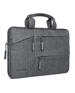 Satechi Fabric Carrying Case 13 - елегантна чанта за MacBook Pro 13 и лаптопи до 13 инча (тъмносив)