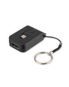4smarts Converter OFFICECORD Mini - HDMI към USB-C адаптер за мобилни устройства с USB-C (черен)