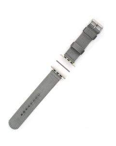 4smarts Fabric Wrist Band - текстилна каишка за Apple Watch 38мм, 40мм (сив)