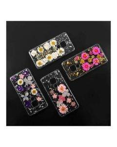 4smarts Soft Cover Glamour Bouquet - силиконов (TPU) калъф с цветя за Huawei Mate 20 (прозрачен-розов)