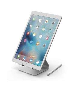 Elago P4 Stand - дизайнерска алуминиева поставка за iPad и таблети (сребриста)