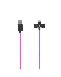 Kate Spade New York Lightning USB Cable - дизайнерски USB кабел за устойства с Lightning порт (розов)