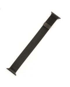 4smarts Metal Milanese Loop Band - стоманена, неръждаема каишка за Apple Watch 38мм, 40мм (черен)