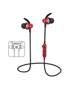 Platinet In-Ear Sport Bluetooth 4.2 + MicroSD Earphones PM1060R - безжични спортни блутут слушалки за мобилни устройства (червен)
