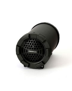 Omega Speaker OG70 Bazooka 5W - безжичен спийкър с FM радио и MicroSD слот (черен)
