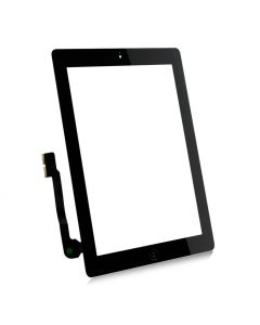 OEM iPad 3 Touch Screen Digitizer with Home button - резервен дигитайзер (тъч скриийн) с външно стъкло и Home бутон за iPad 3 (черен)