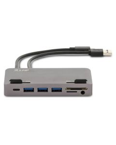 LMP Attach Hub - мултифункционален хъб за свързване на допълнителна периферия за iMac с USB-C (тъмносив)