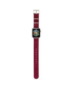 Incase Nylon Nato Band - текстилна каишка за Apple Watch 38мм, 40мм (червен)