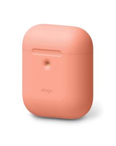 Elago Airpods Silicone Case - силиконов калъф за Apple Airpods 2 with Wireless Charging Case (оранжев)