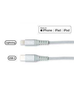Torrii USB-C to Lightning Cable 1m. - USB-C кабел към Lightning за Apple устройства с Lightning и/или устройства с USB-C (сребрист)