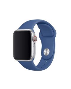 Apple Sport Band S/M & M/L - оригинална силиконова каишка за Apple Watch 38мм, 40мм (син) (retail)