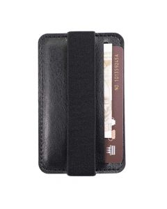 4smarts LAVAVIK Multifunctional Credit Card Holder - стилен кожен калъф за кредитни карти (черен)