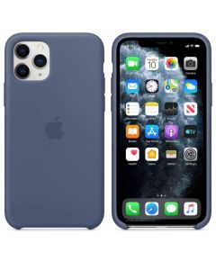 Apple Silicone Case - оригинален силиконов кейс за iPhone 11 Pro Max (син)