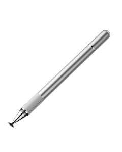 Baseus Golden Cudgel Capacitive Stylus Pen - тъч писалка за капацитивни дисплеи и химикал за писане (сребрист)
