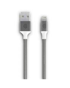 Griffin Premium Lightning to USB Cable - изключително здрав USB кабел за устройства с Lightning порт (300 см) (сребрист)
