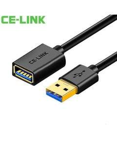 CE-Link USB 3.0 Extension Cable - удължителен USB кабел (200 см) (черен)