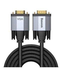 Baseus Enjoyment Series VGA Male To VGA Male Cable - VGA към VGA кабел (200 см) (черен)